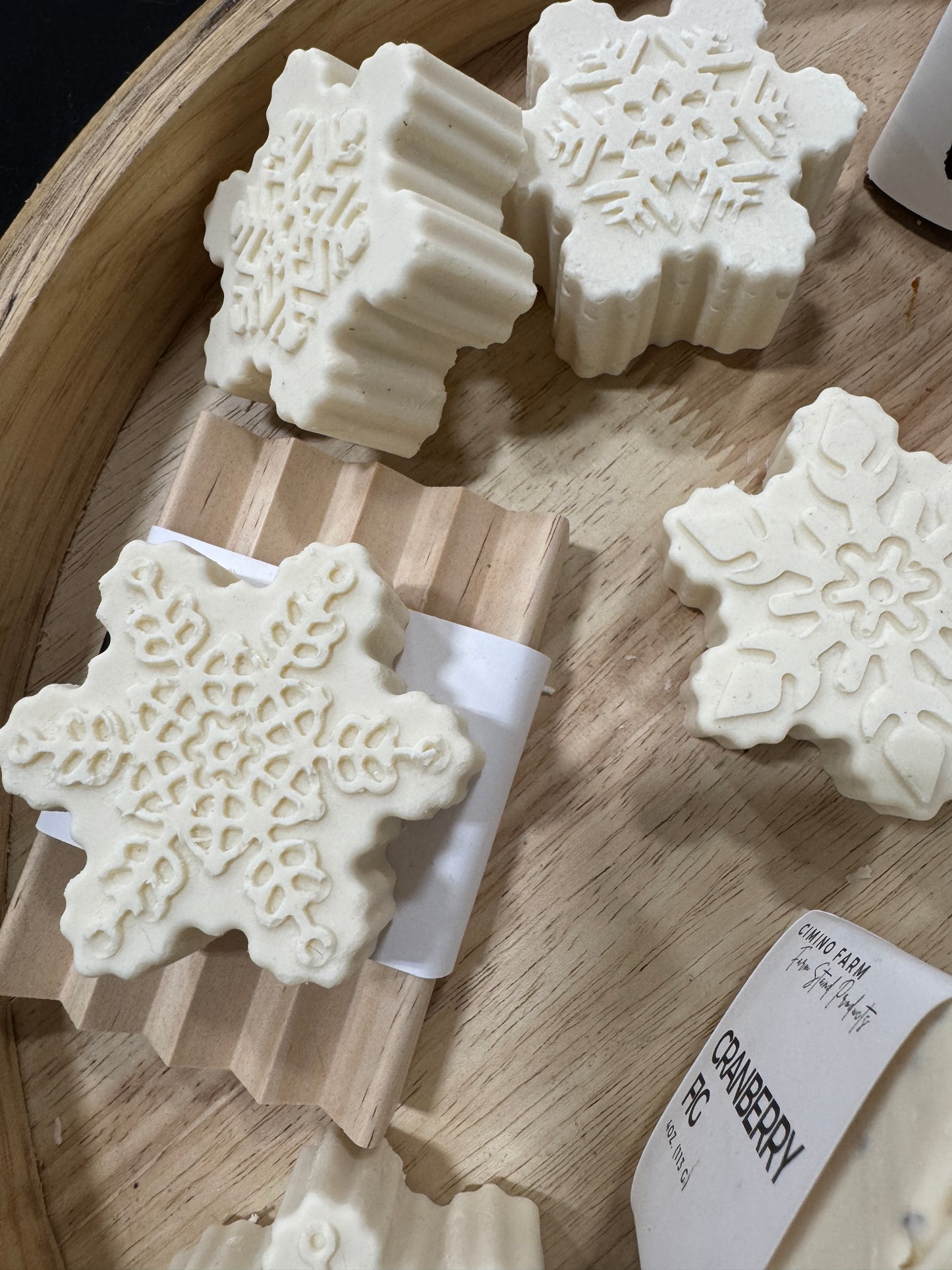 Snowflake Soap- Cranberry Fig