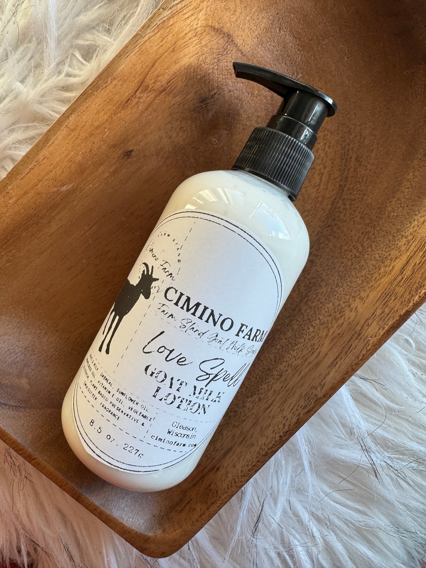 Love Spell Goat Milk Lotion 8.5oz Bottle