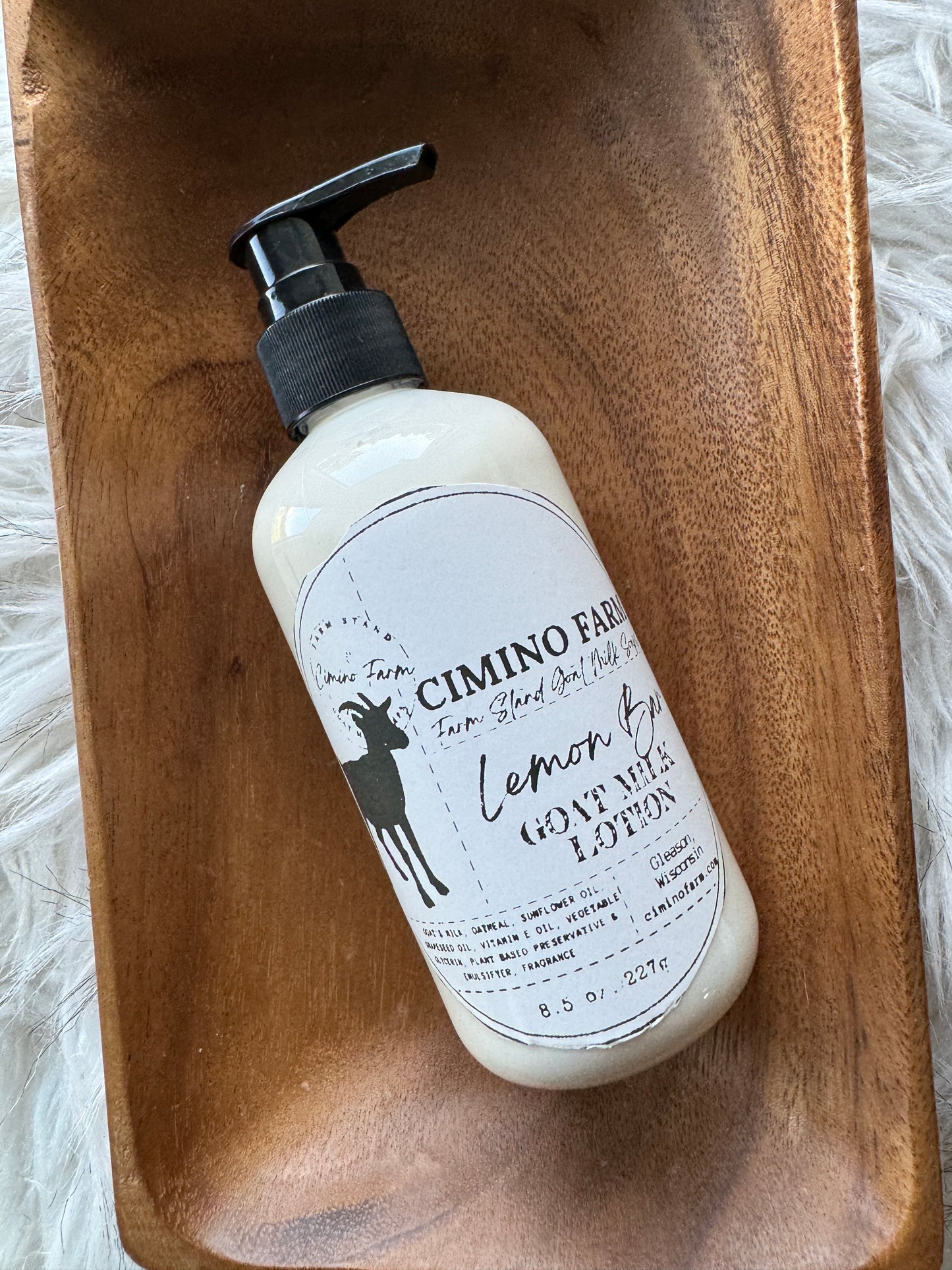 Lemon Bar Goat Milk Lotion 8.5oz Bottle