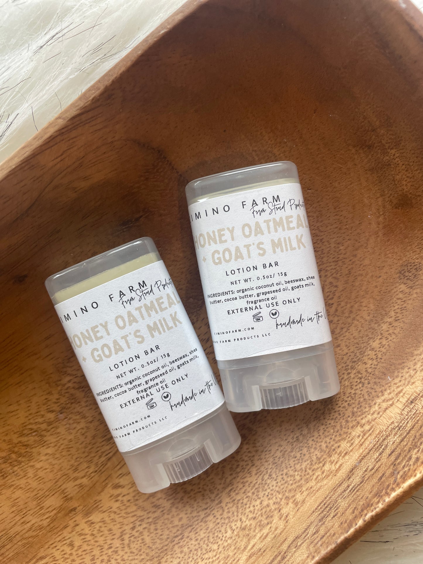 Oatmeal Milk & Honey Goat Milk Solid Lotion Bar