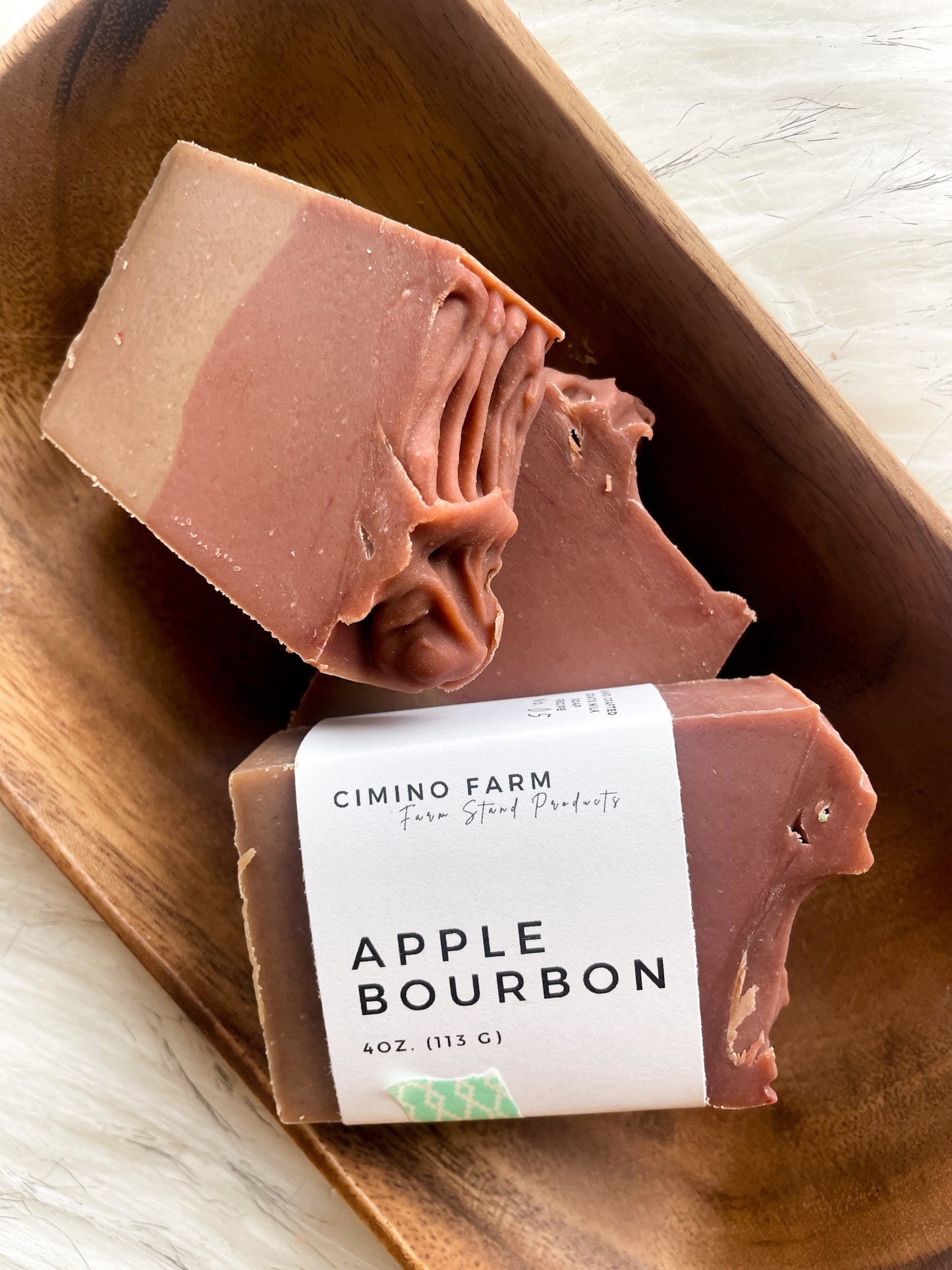 Apple Bourbon Goats Milk Soap