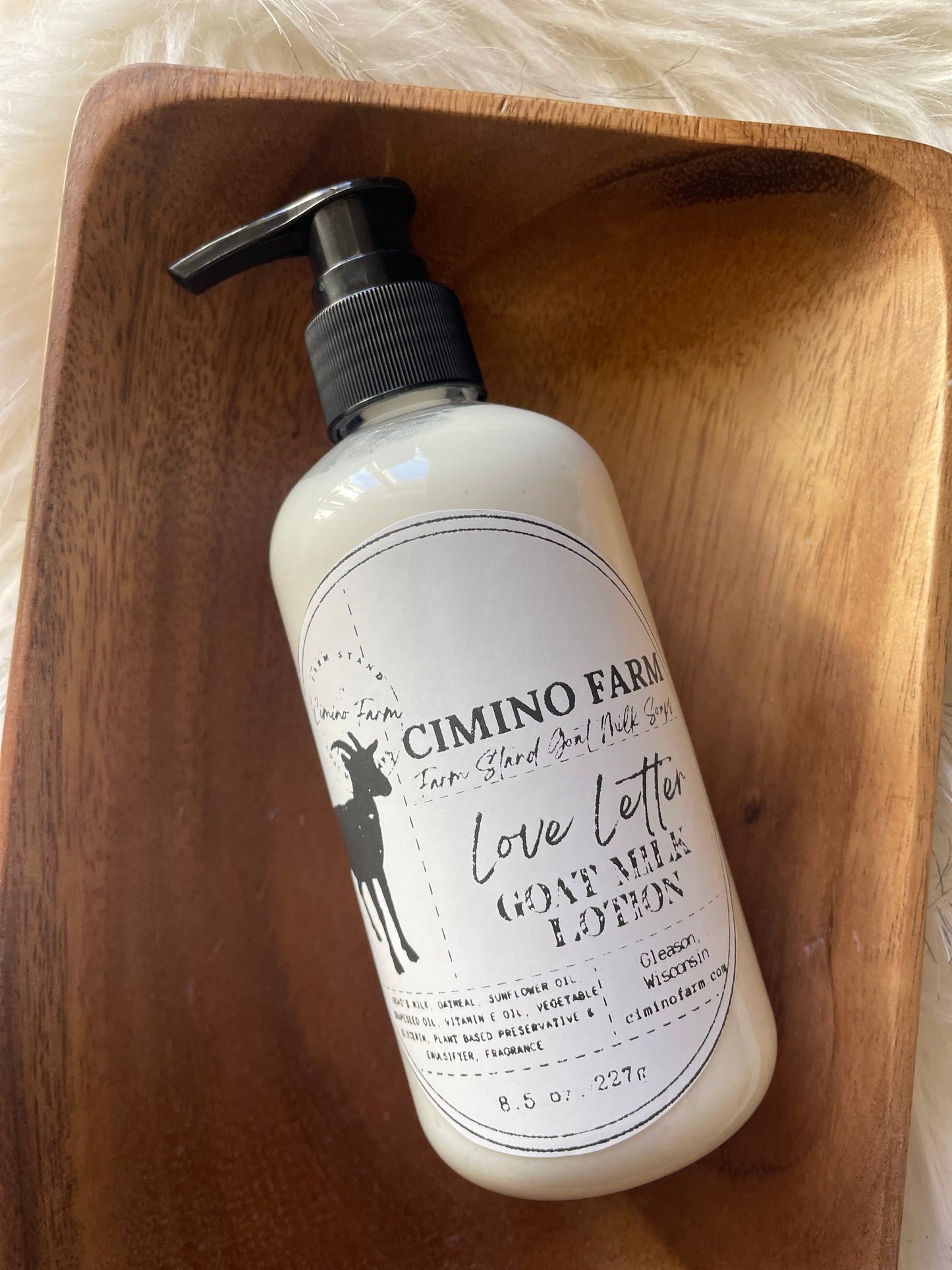 Love Letter Goat Milk Lotion 8.5oz bottle