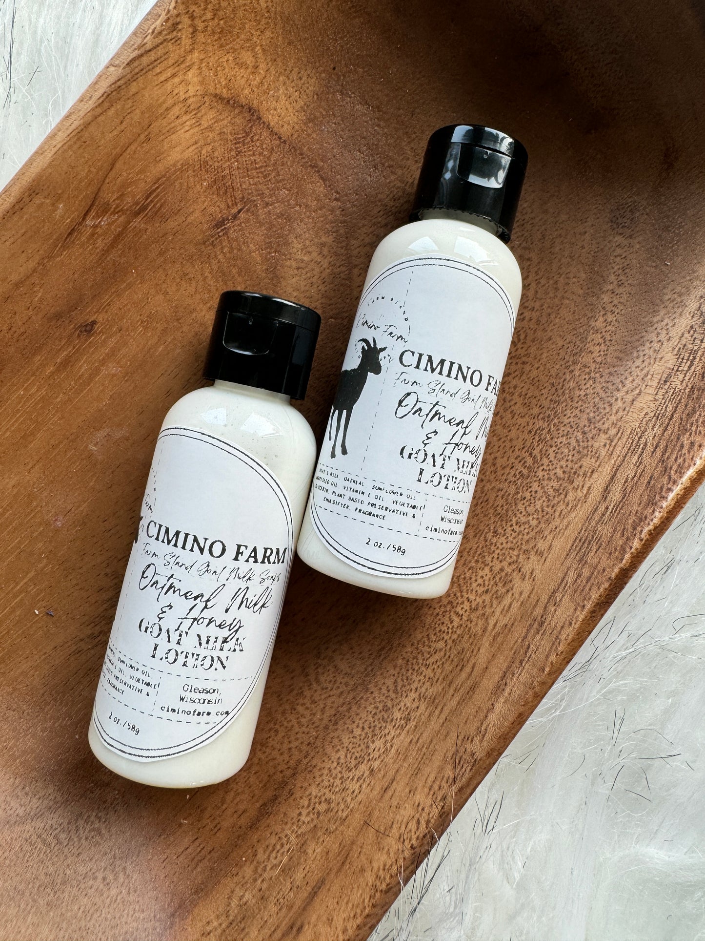 Oatmeal Milk & Honey Goat’s Milk Lotion 2 oz Bottle