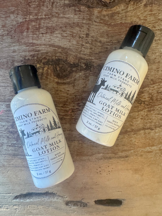 Oatmeal Milk & Honey Goat’s Milk Lotion 2 oz Bottle