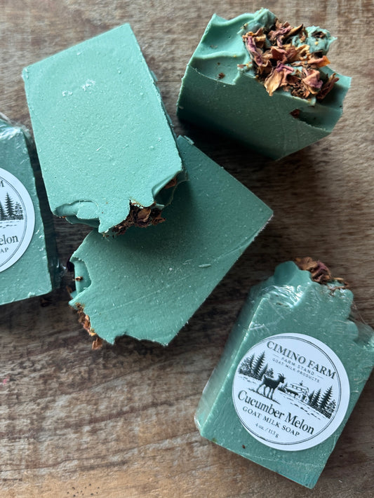 Cucumber Melon Goat Milk Soap