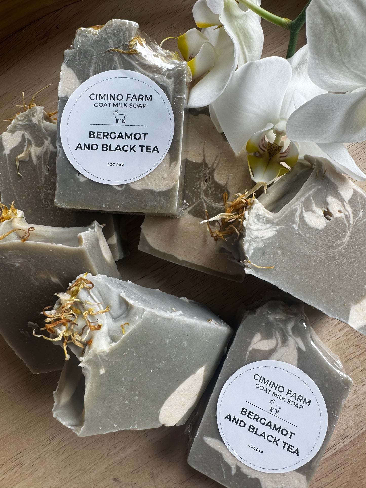 Bergamot + Black Tea Goats Milk Soap