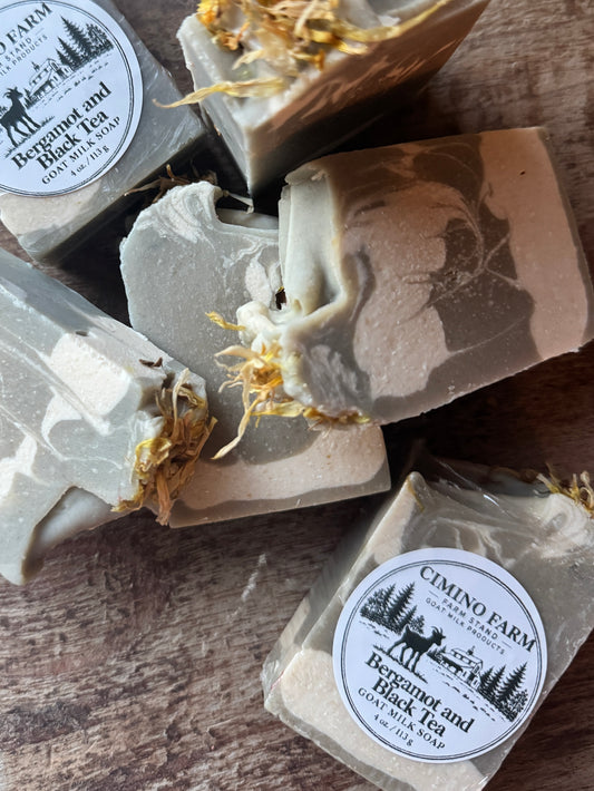 Bergamot + Black Tea Goats Milk Soap