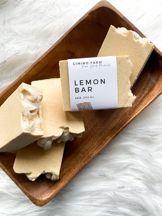 Lemon Bar Goat Milk Soap