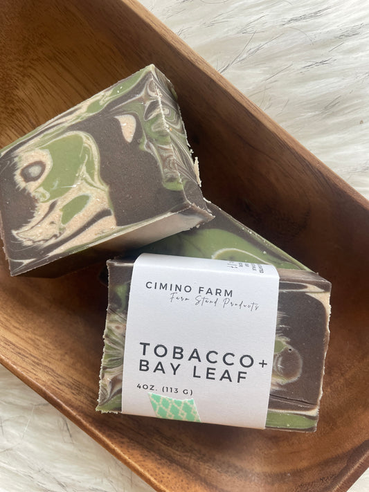 Tobacco + Bay Leaf Goats Milk Soap