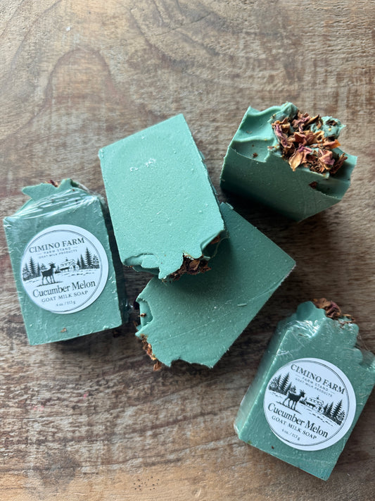 Cucumber Melon Goat Milk Soap