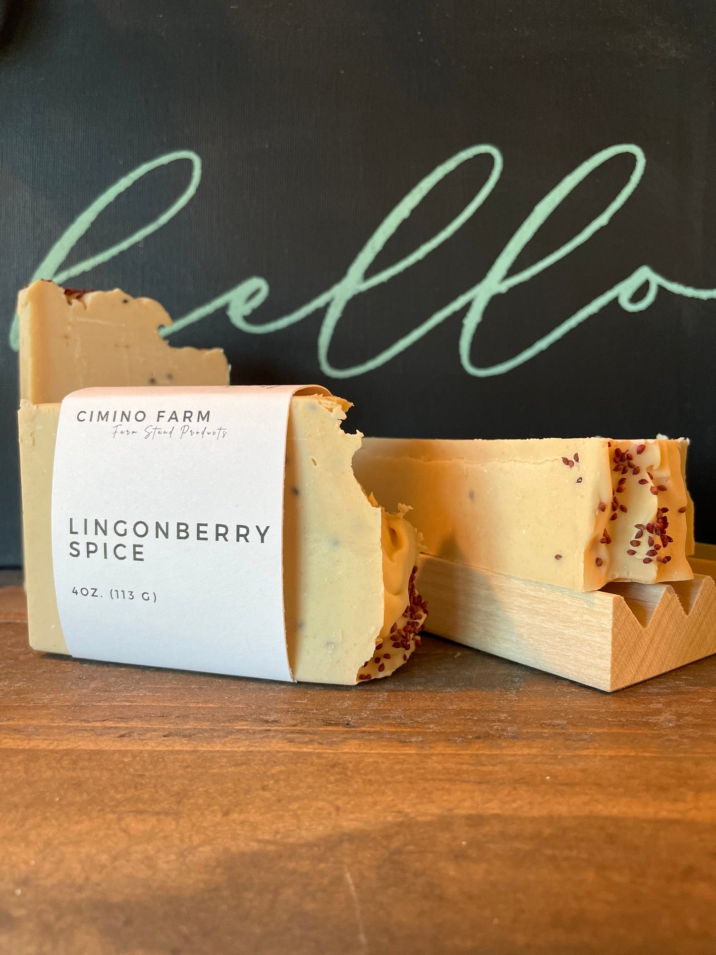 Lingonberry Spice Goats Milk Soap