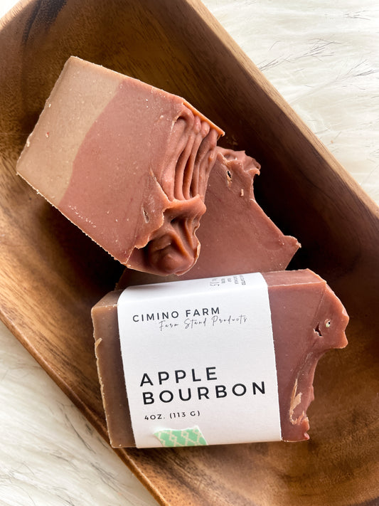 Apple  Bourbon Goats Milk Soap