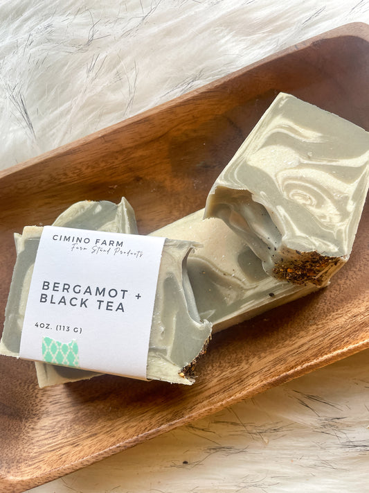 Bergamot + Black Tea Goats Milk Soap