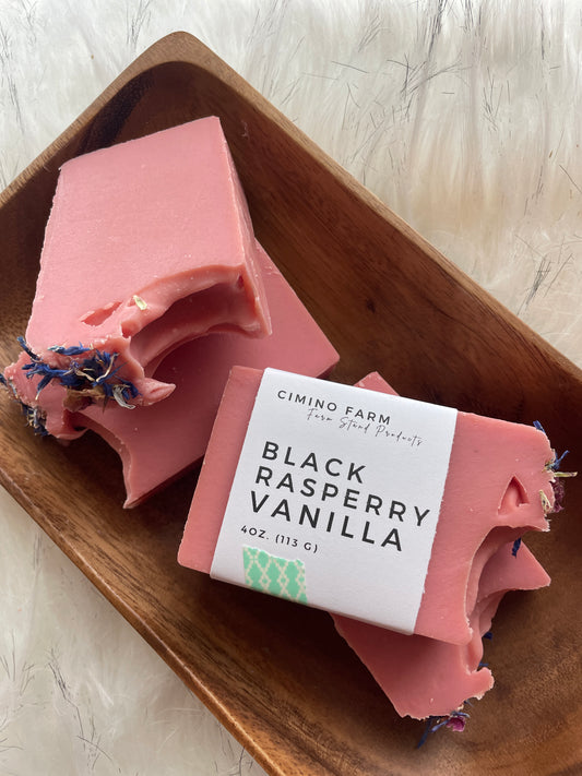 Black Raspberry Vanilla Goat Milk Soap