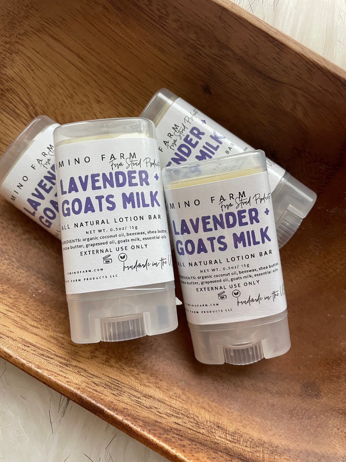 Lavender Goat’s Milk Lotion Bar