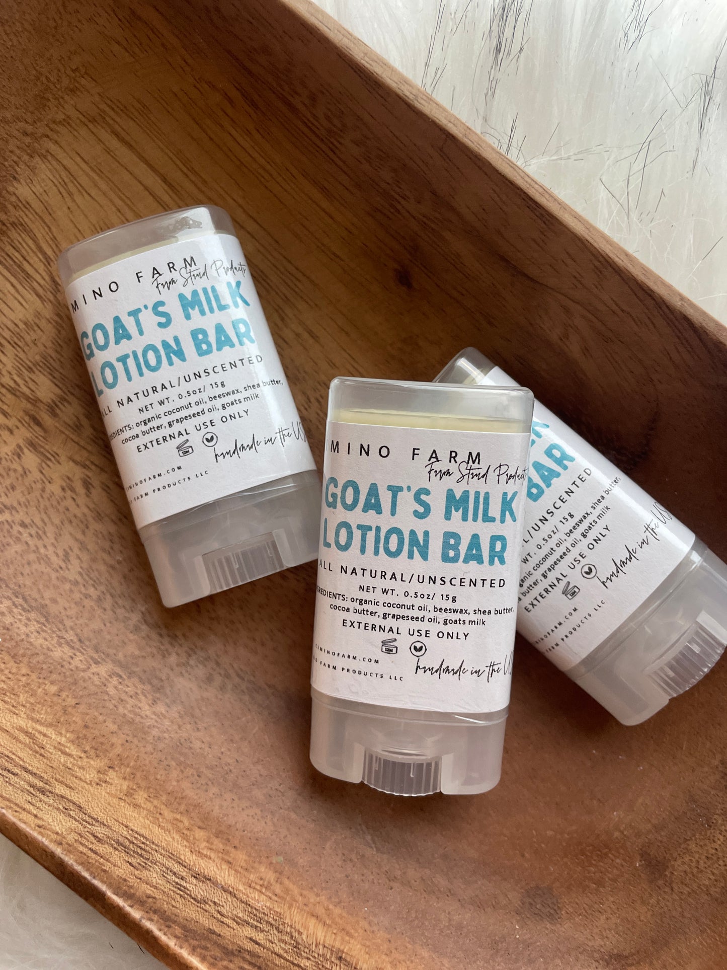 Unscented Goat’s Milk Lotion Bar