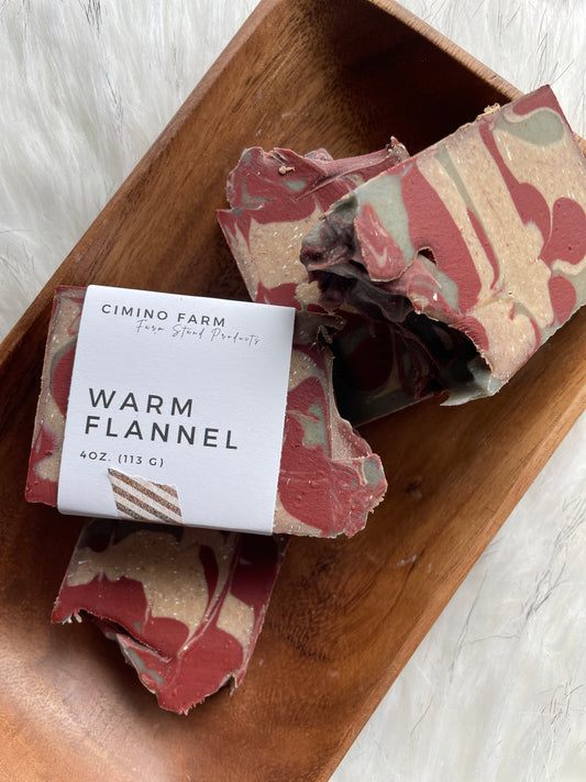 Warm Flannel Goat Milk Soap