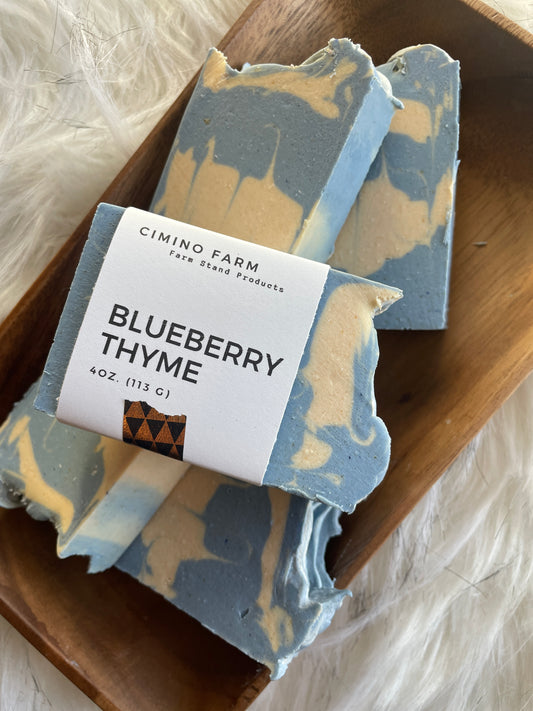 Blueberry Thyme Goat Milk Soap